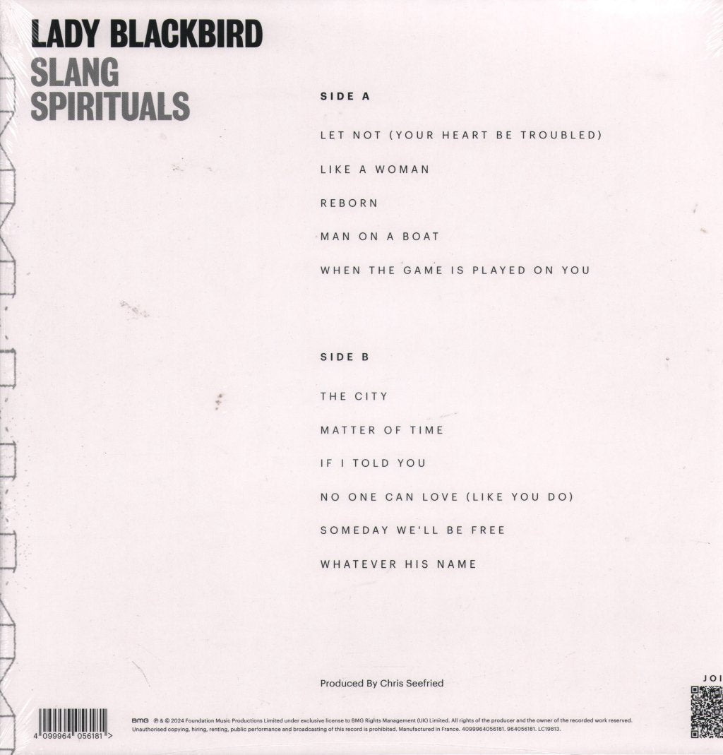 Lady Blackbird - Slang Spirituals - Lp