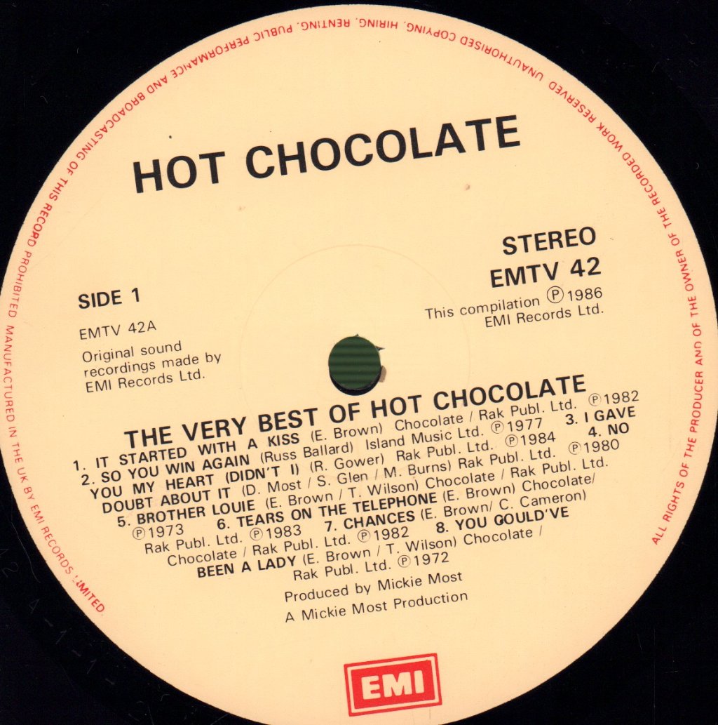 Hot Chocolate - Very Best Of - Lp