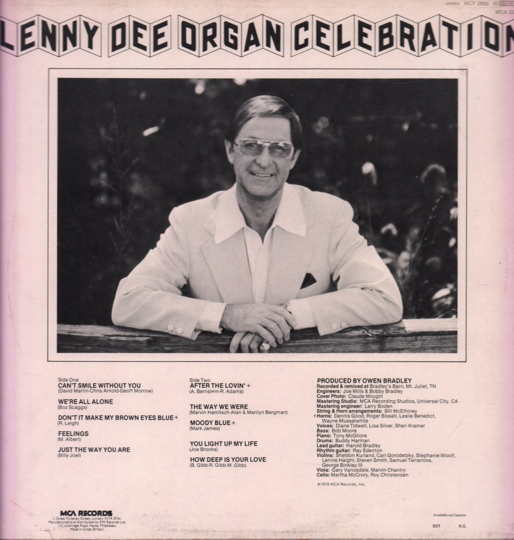 Lenny Dee - Organ Celebration - Lp