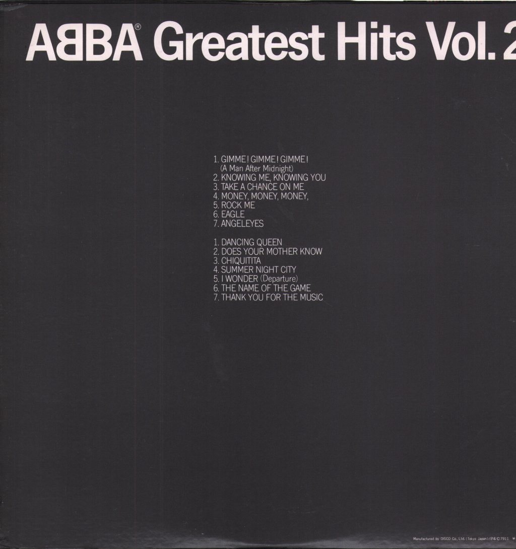 ABBA - Greatest Hits Vol. 2 - Lp