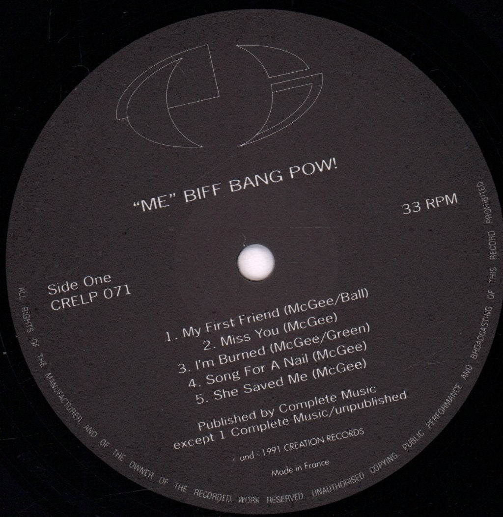 Biff Bang Pow - Me - Lp