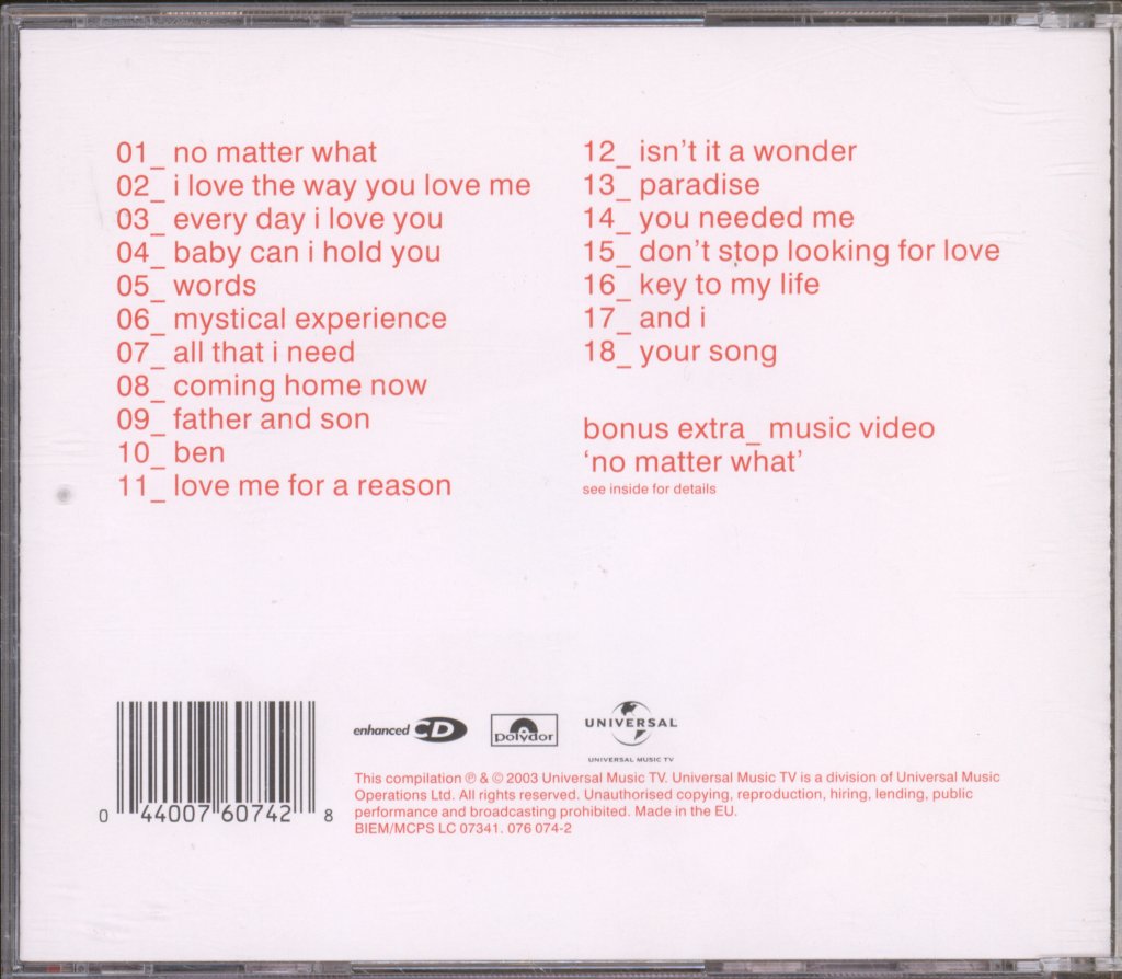 Boyzone - Ballads - The Love Song Collection - Cd