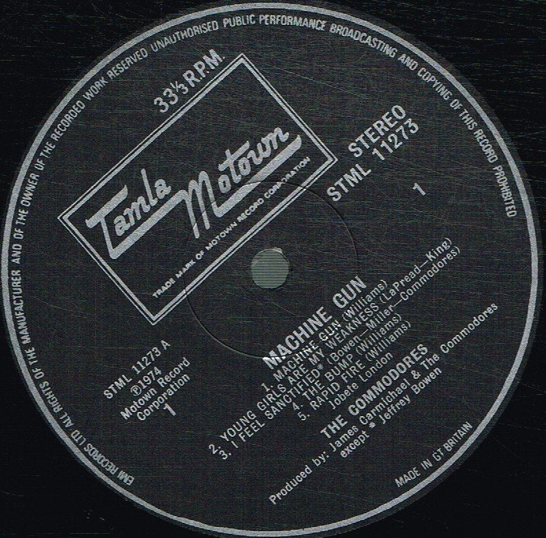 Commodores - Machine Gun - Lp