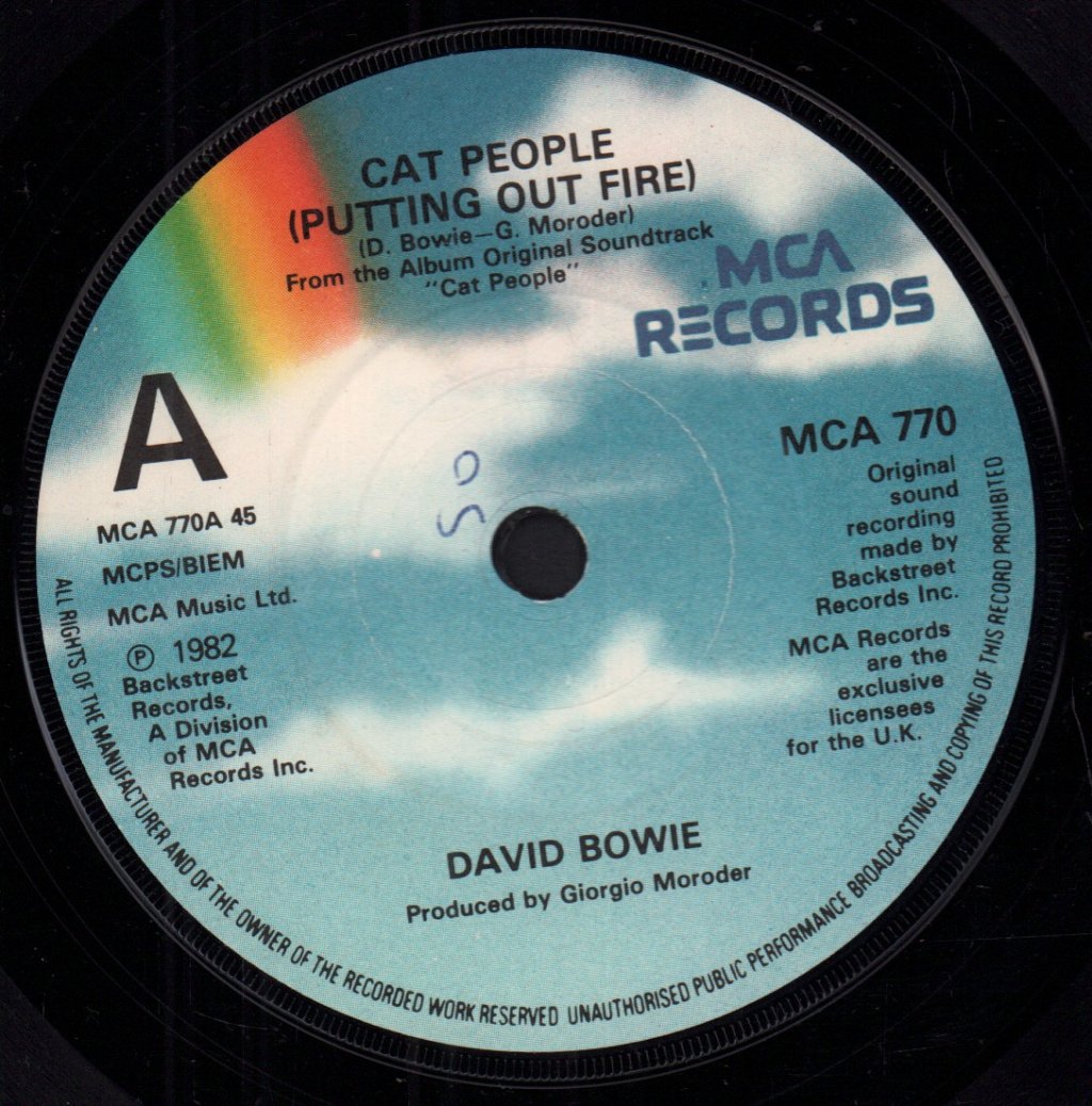 David Bowie - Cat People - 7 Inch