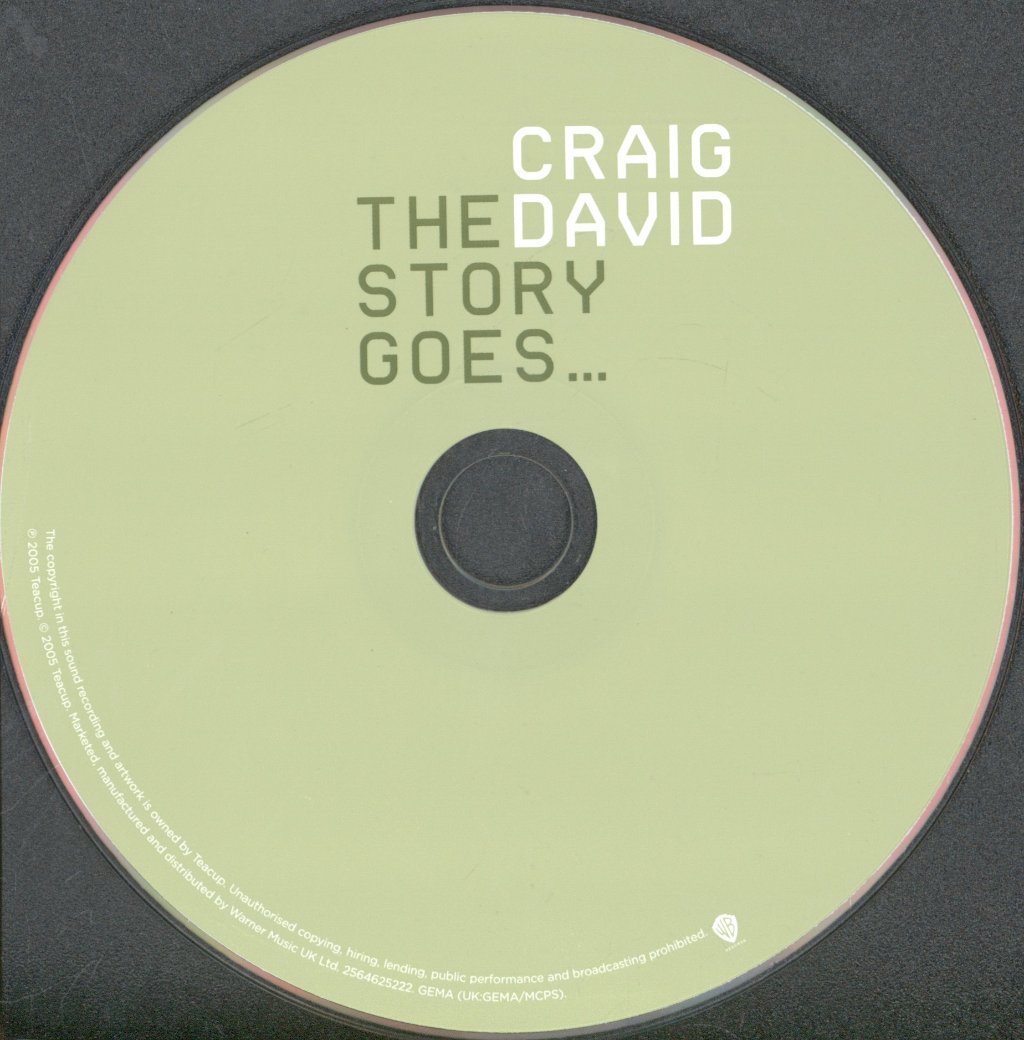 Craig David - Story Goes - Cd