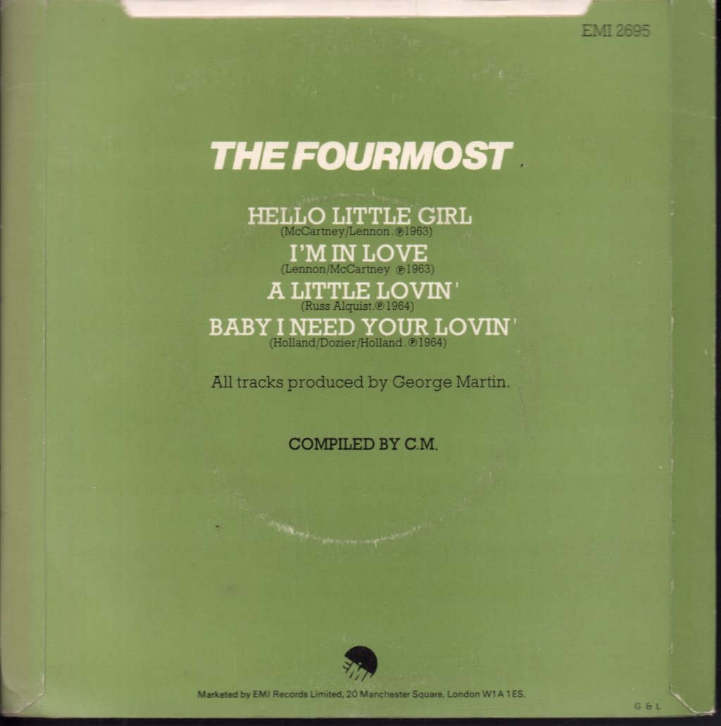 Fourmost - Hello Little Girl - 7 Inch