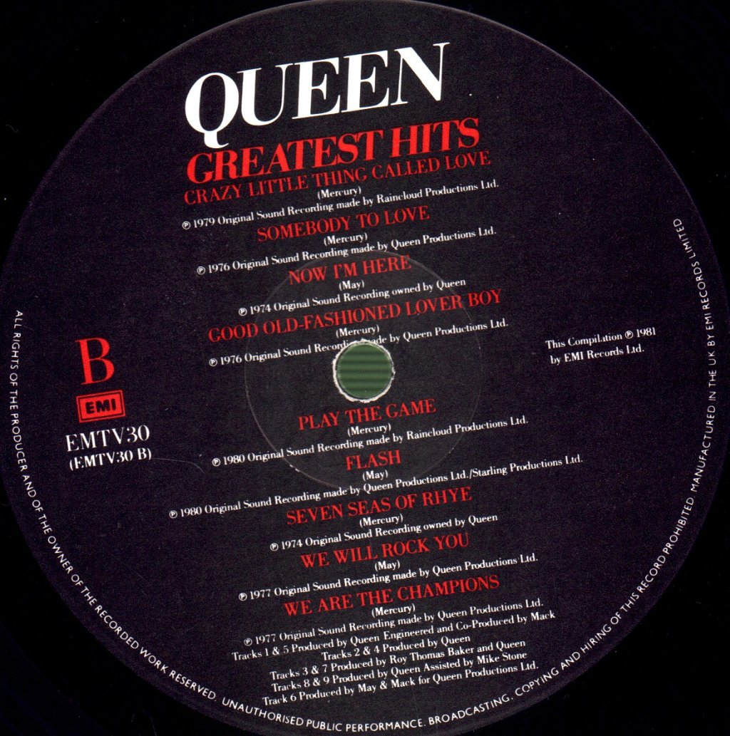 Queen - Greatest Hits - Lp