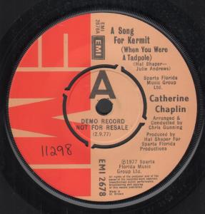 Catherine Chaplin - A Song For Kermit - 7 Inch