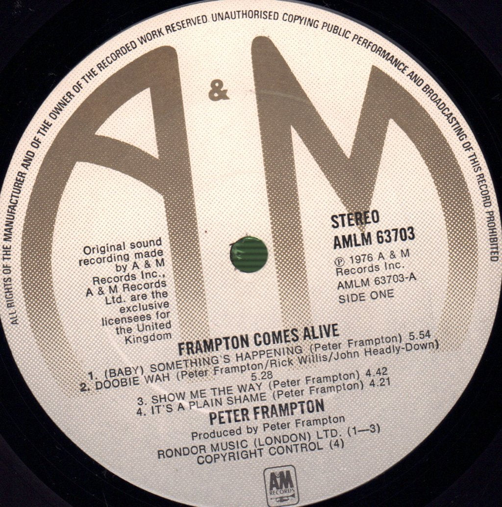 Peter Frampton - Frampton Comes Alive - Double Lp