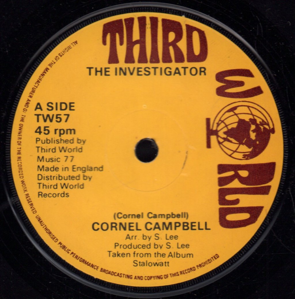 Cornell Campbell - Investigator - 7 Inch