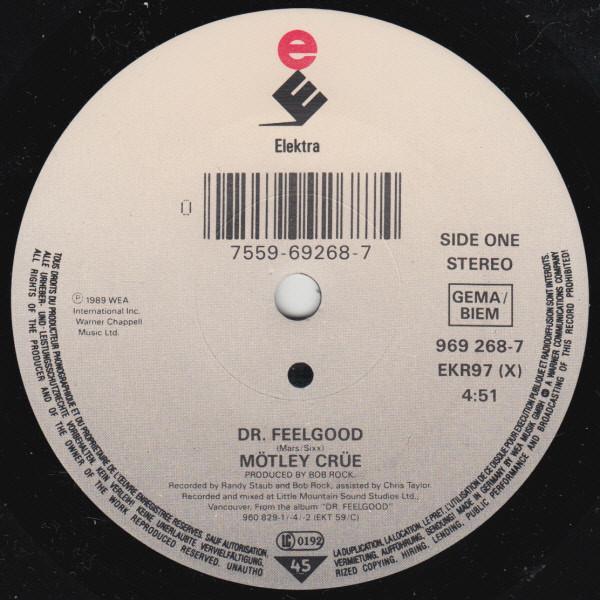 Mötley Crüe - Dr. Feelgood - 7 Inch