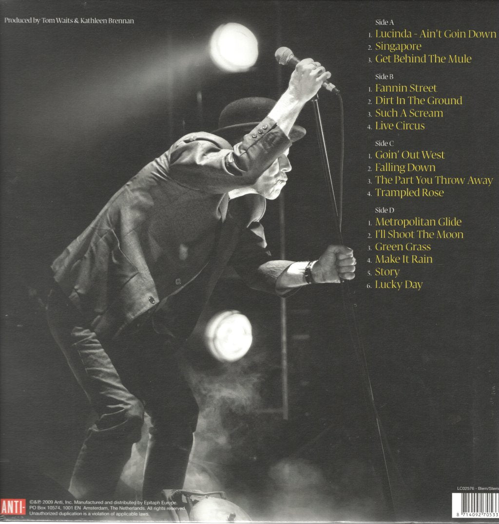 Tom Waits - Glitter And Doom Live - Double Lp