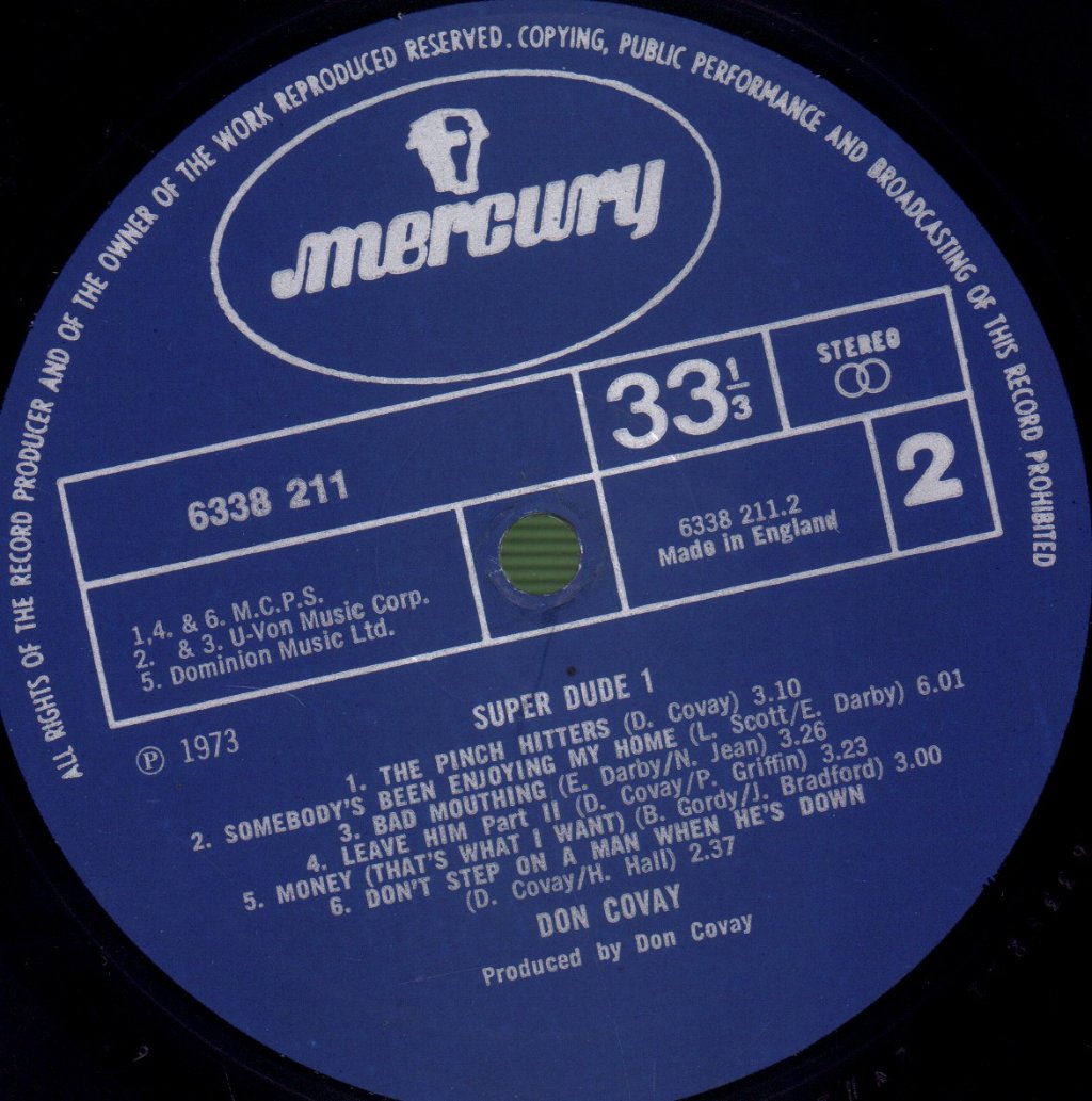 Don Covay - Super Dude I - Lp