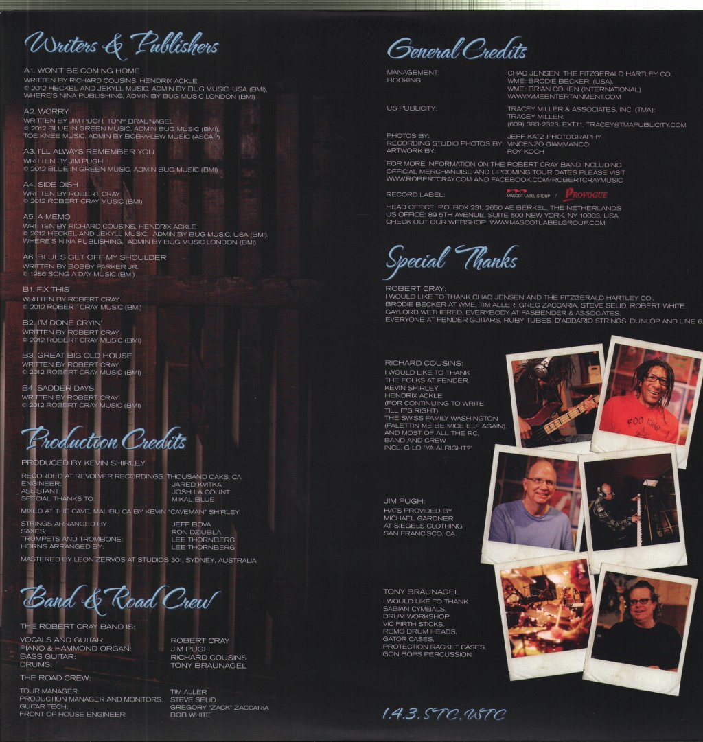 Robert Cray Band - Nothin But Love - Lp