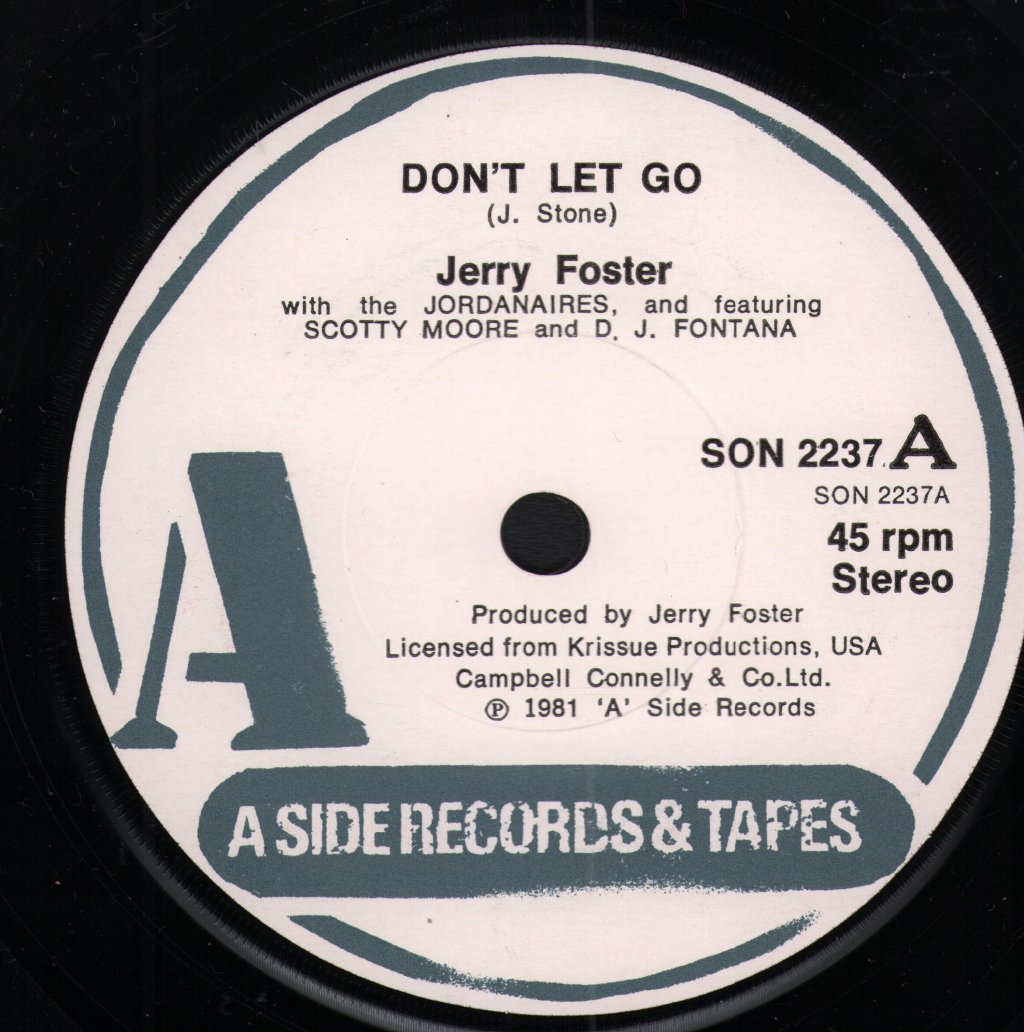 Jerry Foster - Don't Let Go - 7 Inch