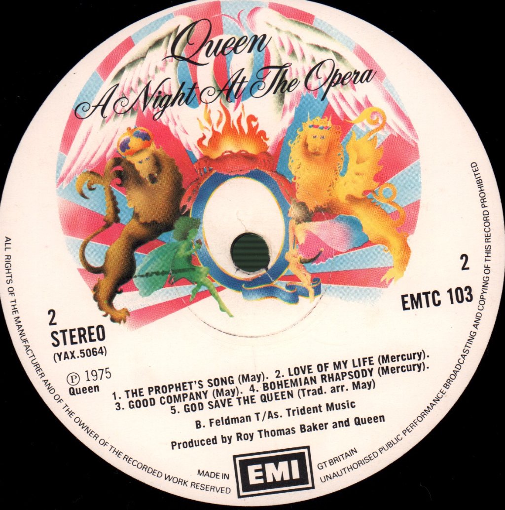 Queen - A Night At The Opera - Lp