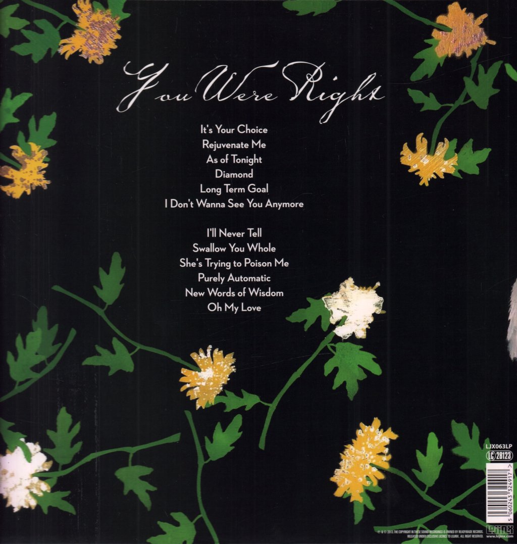 Brendan Benson - You Were Right - Lp
