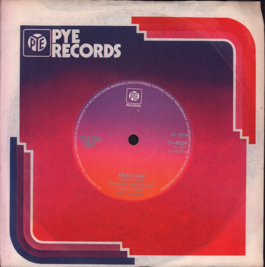 angels one-five (status quo) - Toody - 7 Inch