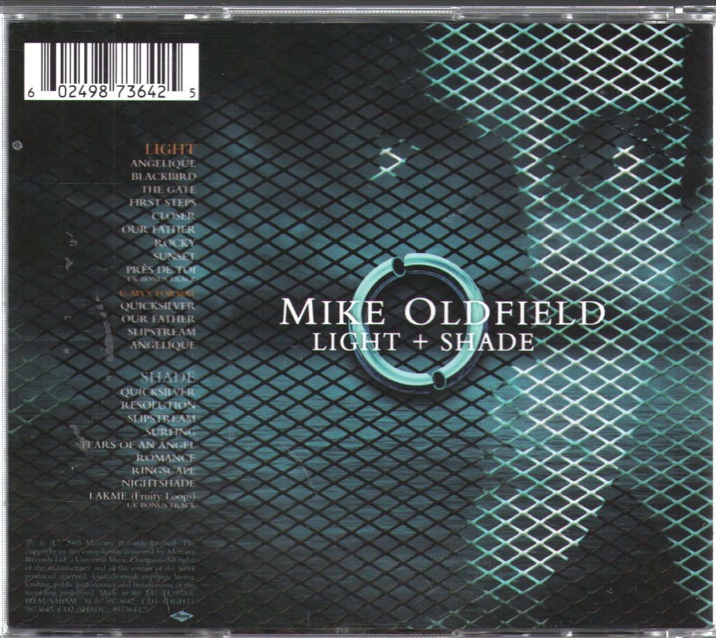 Mike Oldfield - Light + Shade - Double Cd