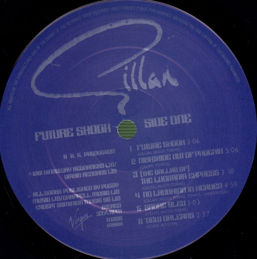 Gillan - Future Shock - Lp