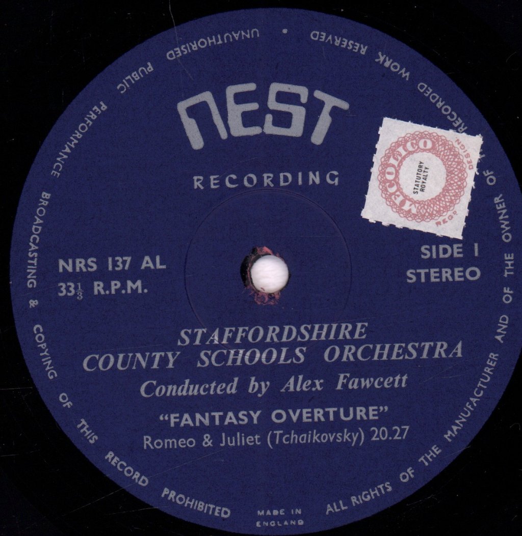 staffordshire county schools orchestra - staffordshire county schools orchestra - Lp