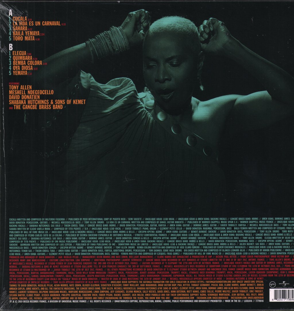 Angelique Kidjo - Celia - Lp