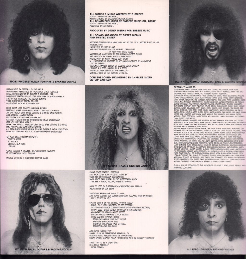 Twisted Sister - Come Out And Play - Lp