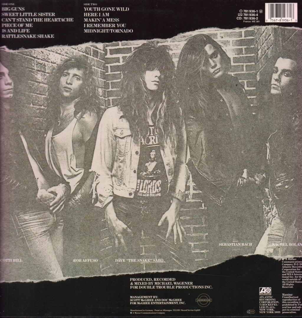 Skid Row - Skid Row - Lp