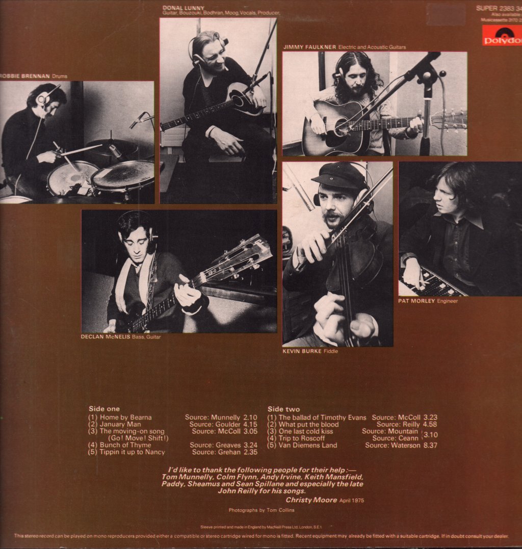Christy Moore - Whatever Tickles Your Fancy - Lp