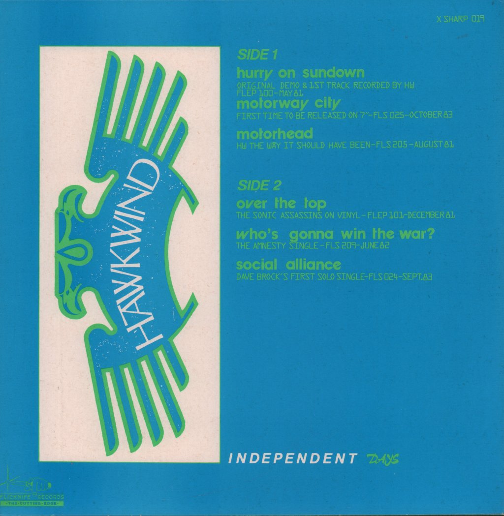 Hawkwind - Independent Days - 10 Inch