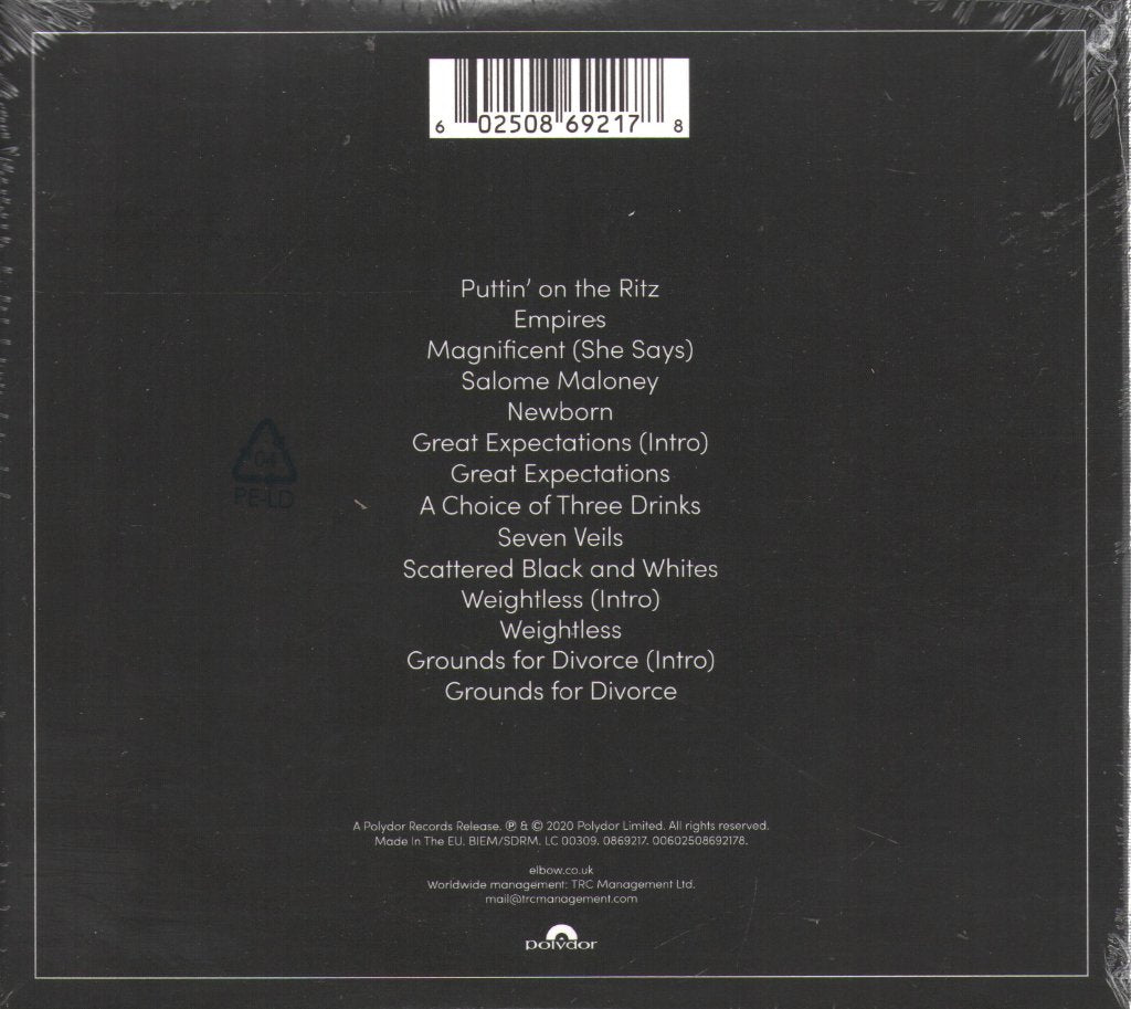 Elbow - Live At The Ritz - An Acoustic Performance - Cd