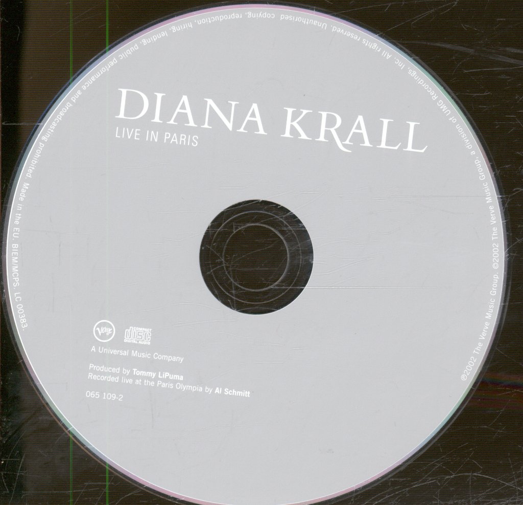 Diana Krall - Live In Paris - Cd