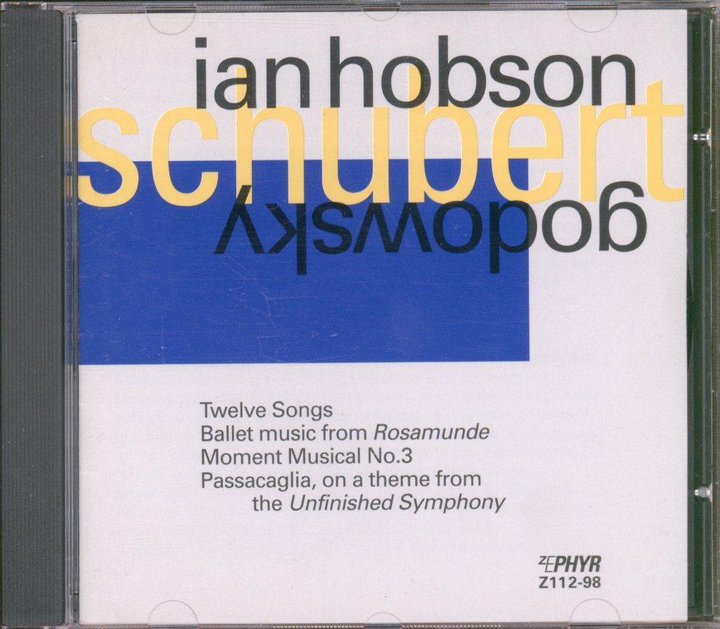 Ian Hobson - Schubert/Godowsky Transcriptions: Twelve Songs - Cd