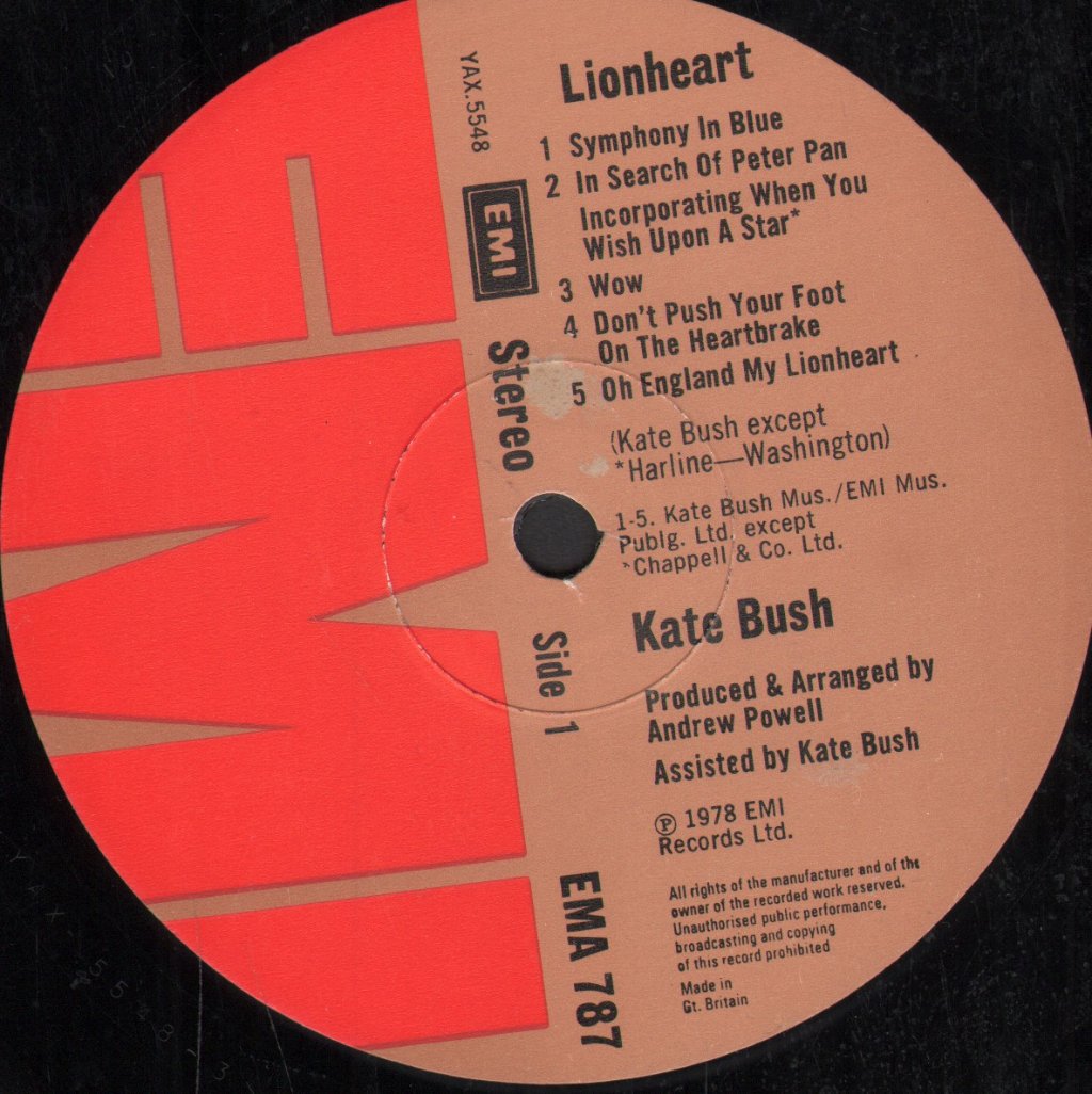 Kate Bush - Lionheart - Lp