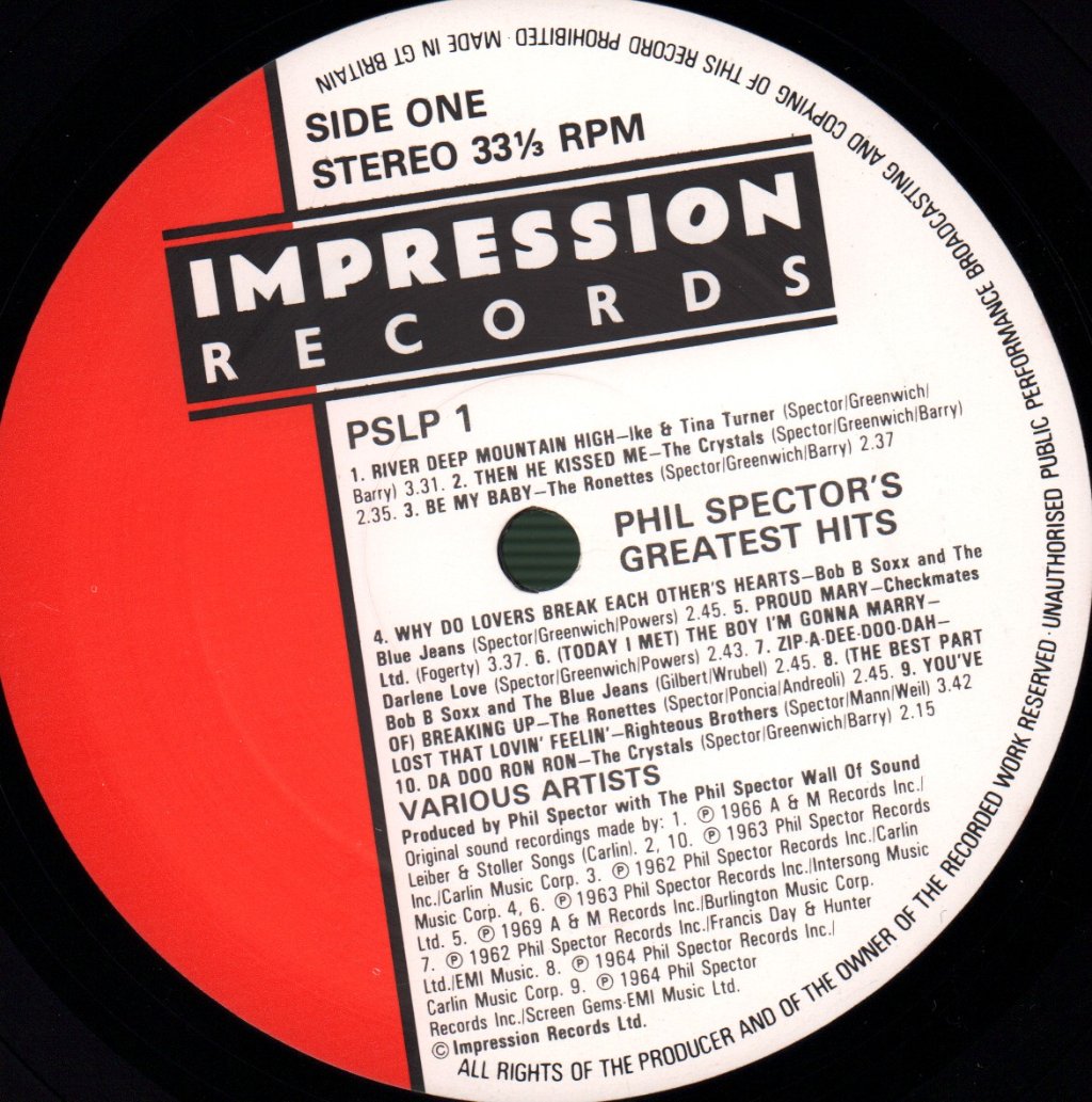Phil Spector - Greatest Hits - Lp
