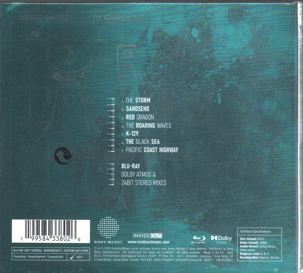 Steve Hackett & Steve Rothery - The Roaring Waves - CD/Blu-ray
