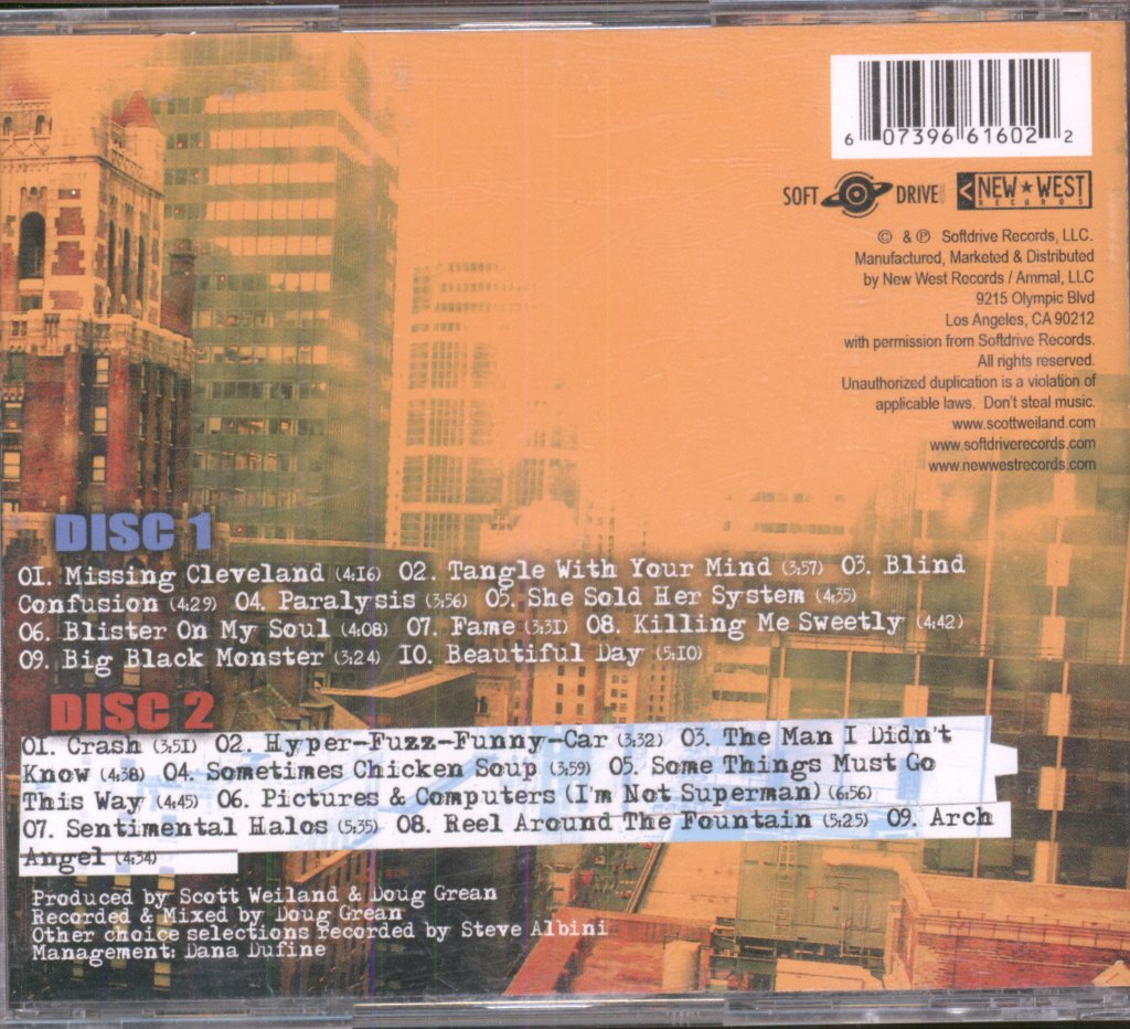 Scott Weiland - "Happy" In Galoshes - Double Cd