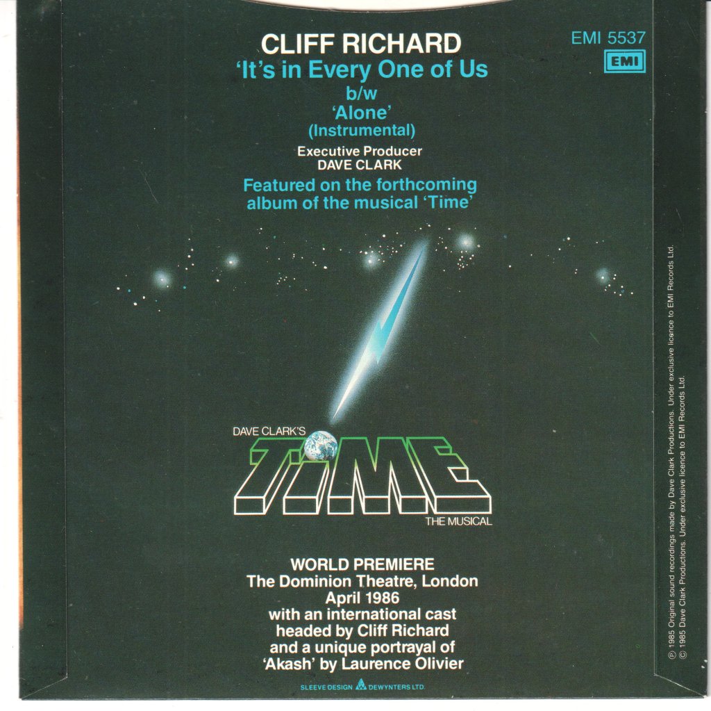 Cliff Richard - It's In Every One Of Us - 7 Inch