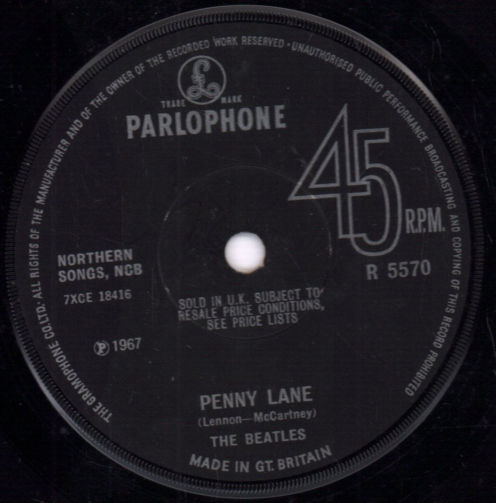 Beatles - Strawberry Fields Forever - 7 Inch