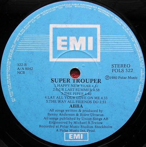 ABBA - Super Trouper - Lp