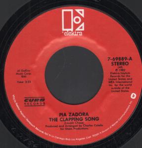 Pia Zadora - Clapping Song - 7 Inch