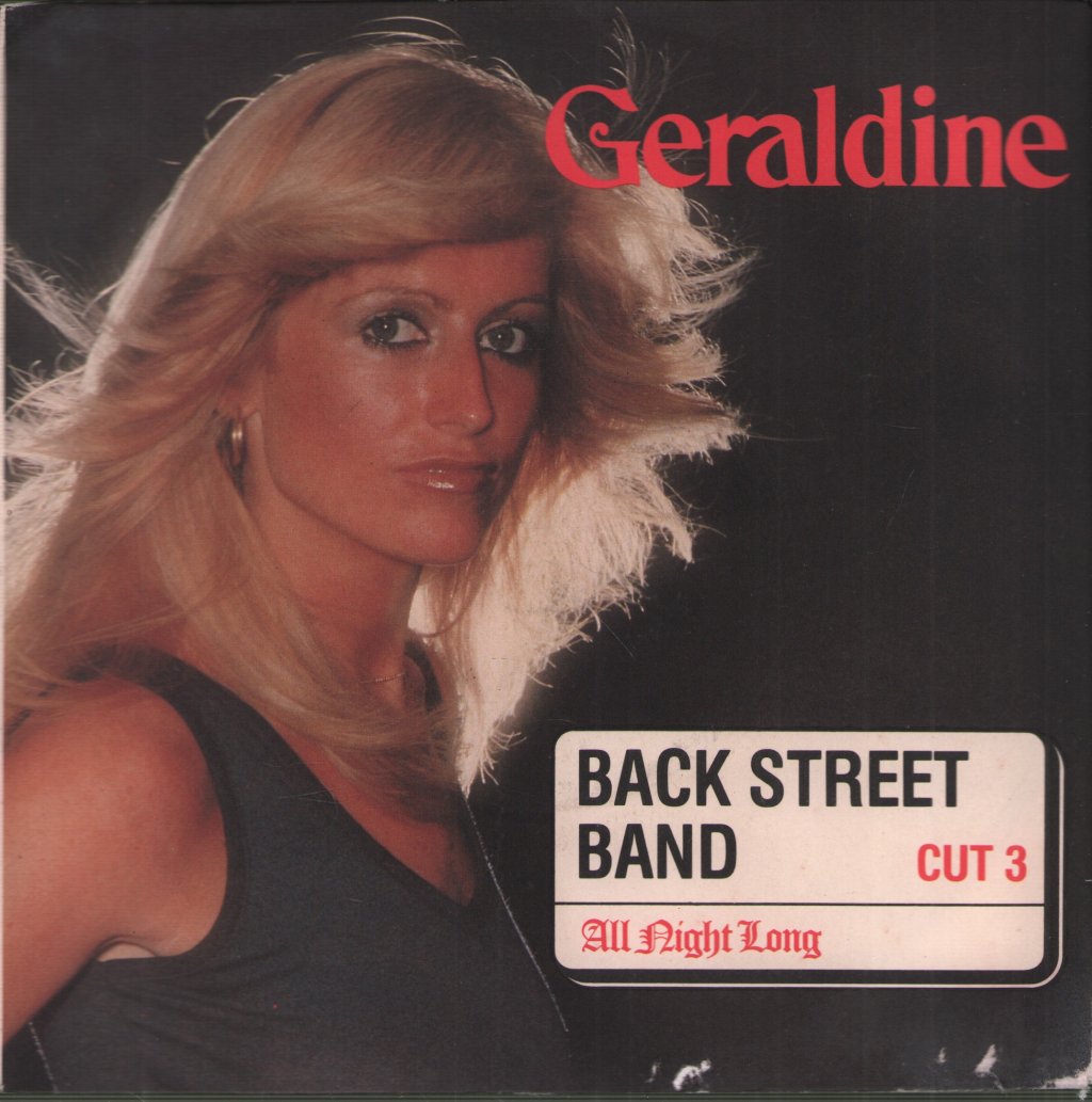 Geraldine (70'S Pop) - Back Street Band - 7 Inch