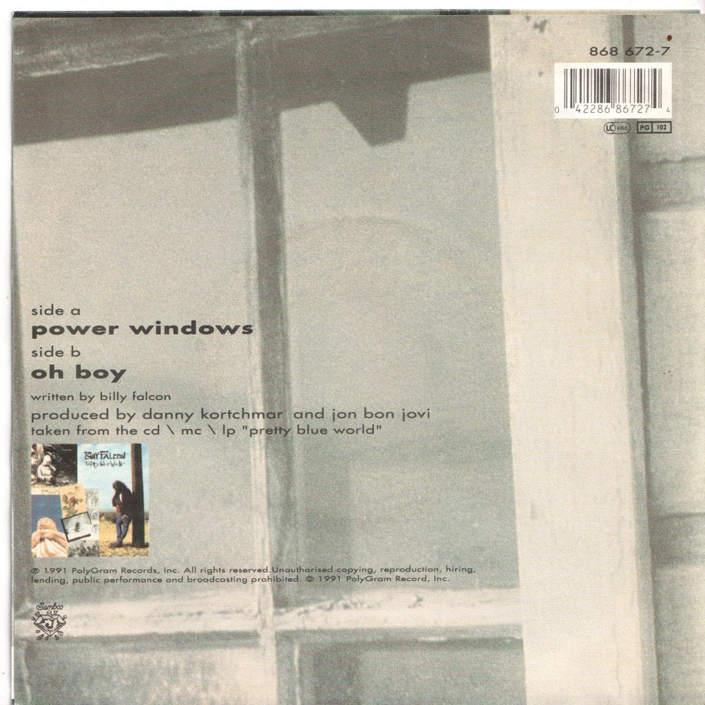 Billy Falcon - Power Windows - 7 Inch