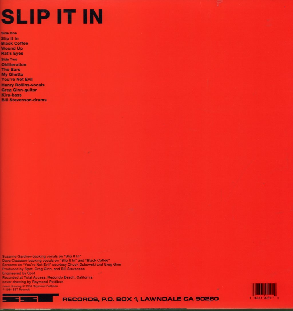 Black Flag - Slip It In - Lp