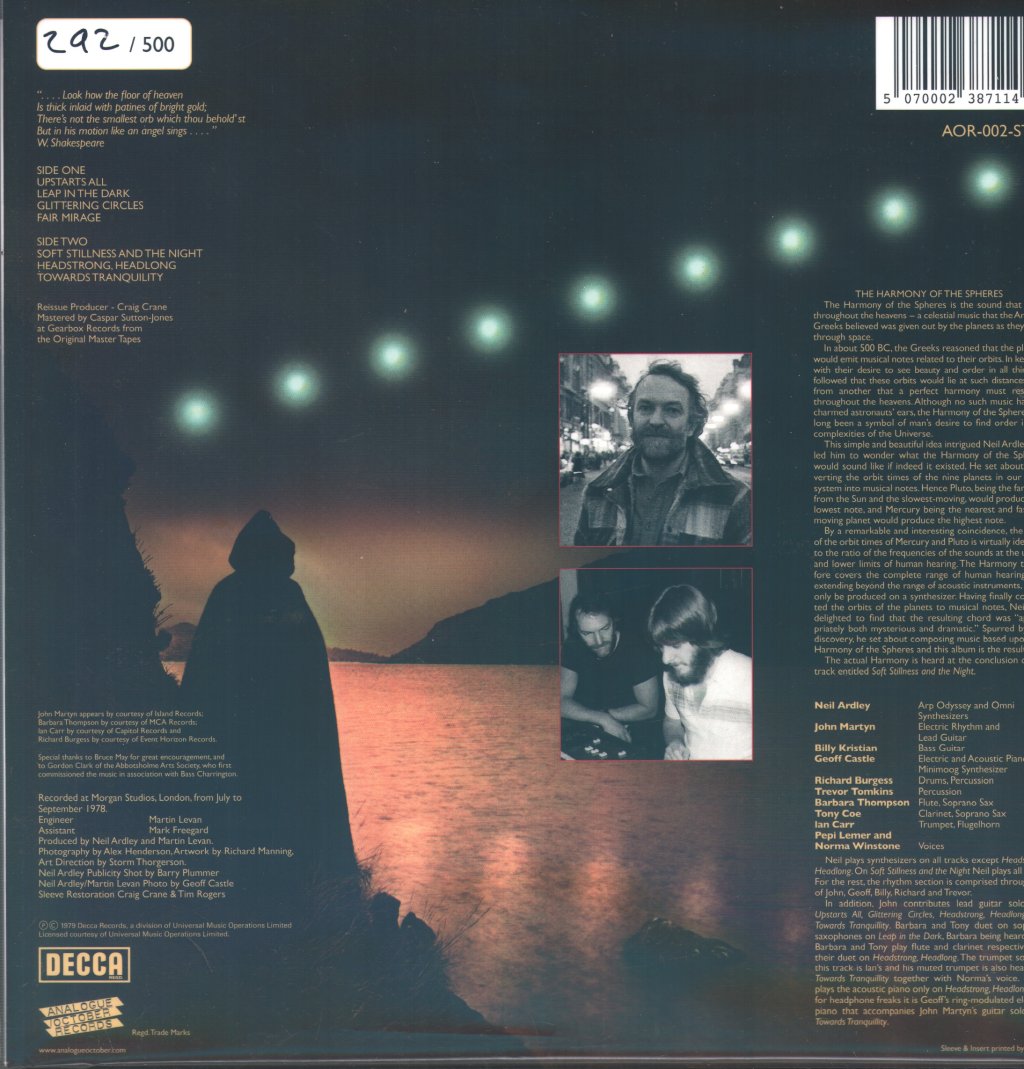 Neil Ardley - Harmony Of The Spheres - Lp