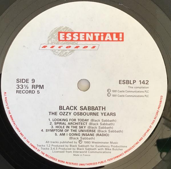 Black Sabbath - Ozzy Osbourne Years - Lp Set