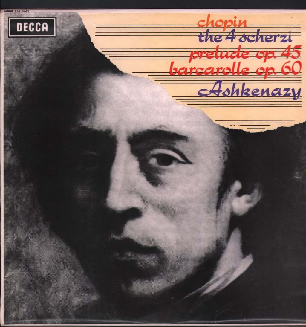 Vladimir Ashkenazy - Chopin - 4 Scherzi / Prelude Op.45 / Barcarolle Op.60 - Lp