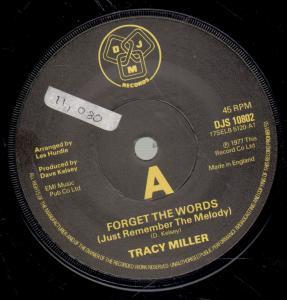 Tracy Miller - Forget The Words - 7 Inch