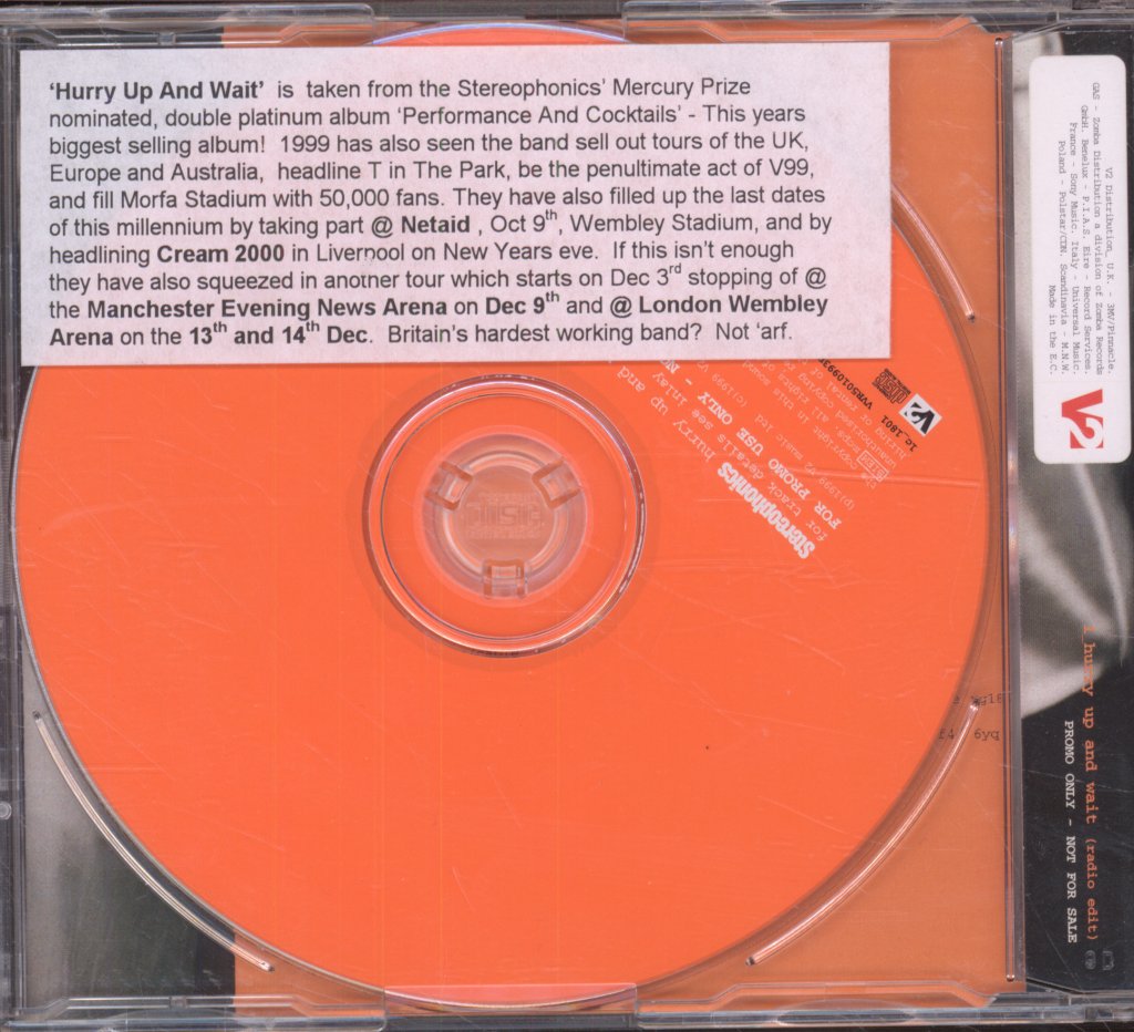 Stereophonics - Hurry Up And Wait - Cd