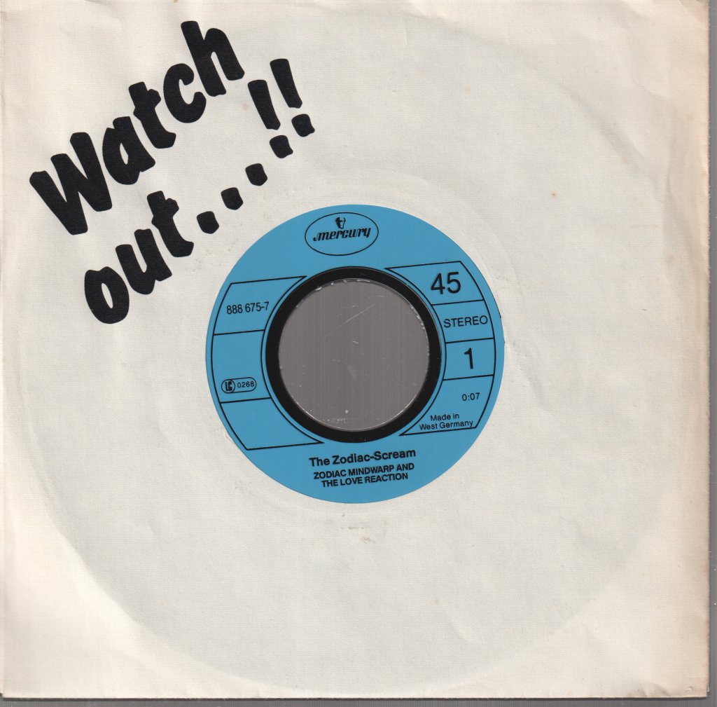Zodiac Mindwarp And The Love Reaction - Zodiac-Scream - 7 Inch
